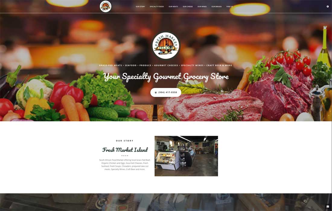 Fresh Market Island Home Page Image